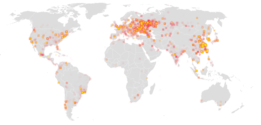 WannaCry Cyber Attack Map